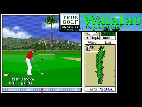True Golf Classics: Waialae Country Club ... (SNES) Gameplay
