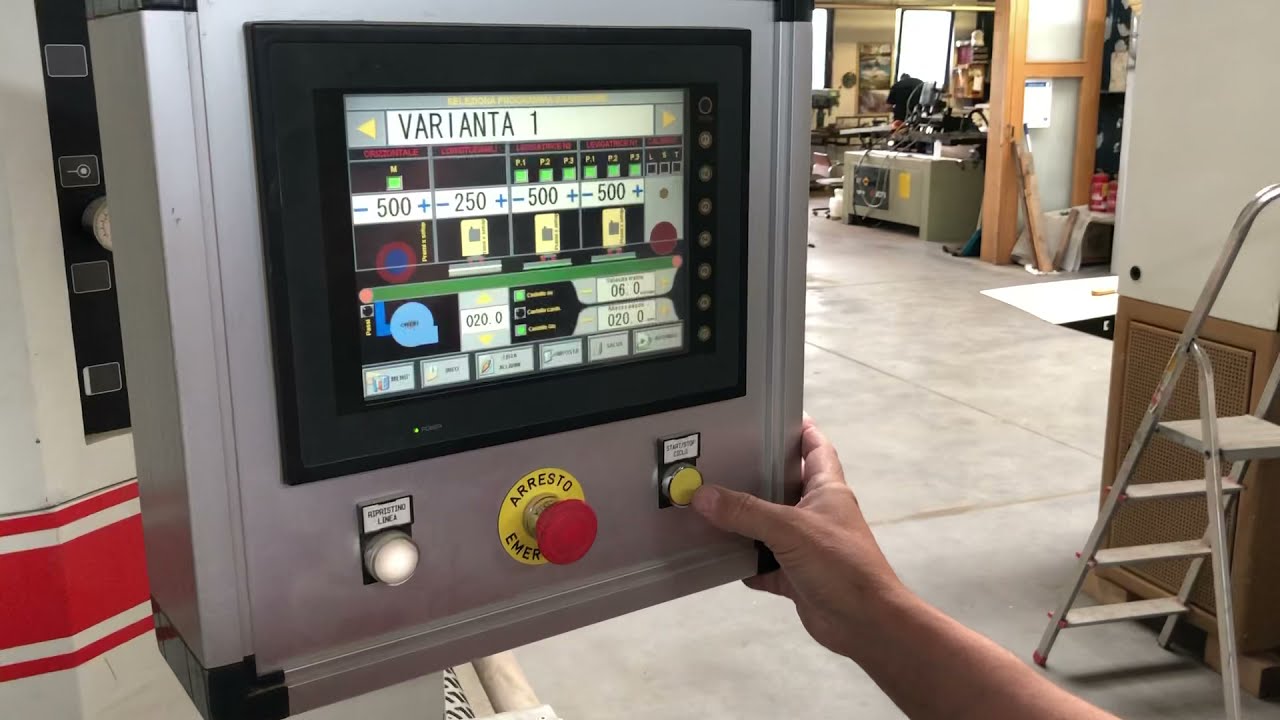 Calibrating and brushing machine SAC NEW 3/3