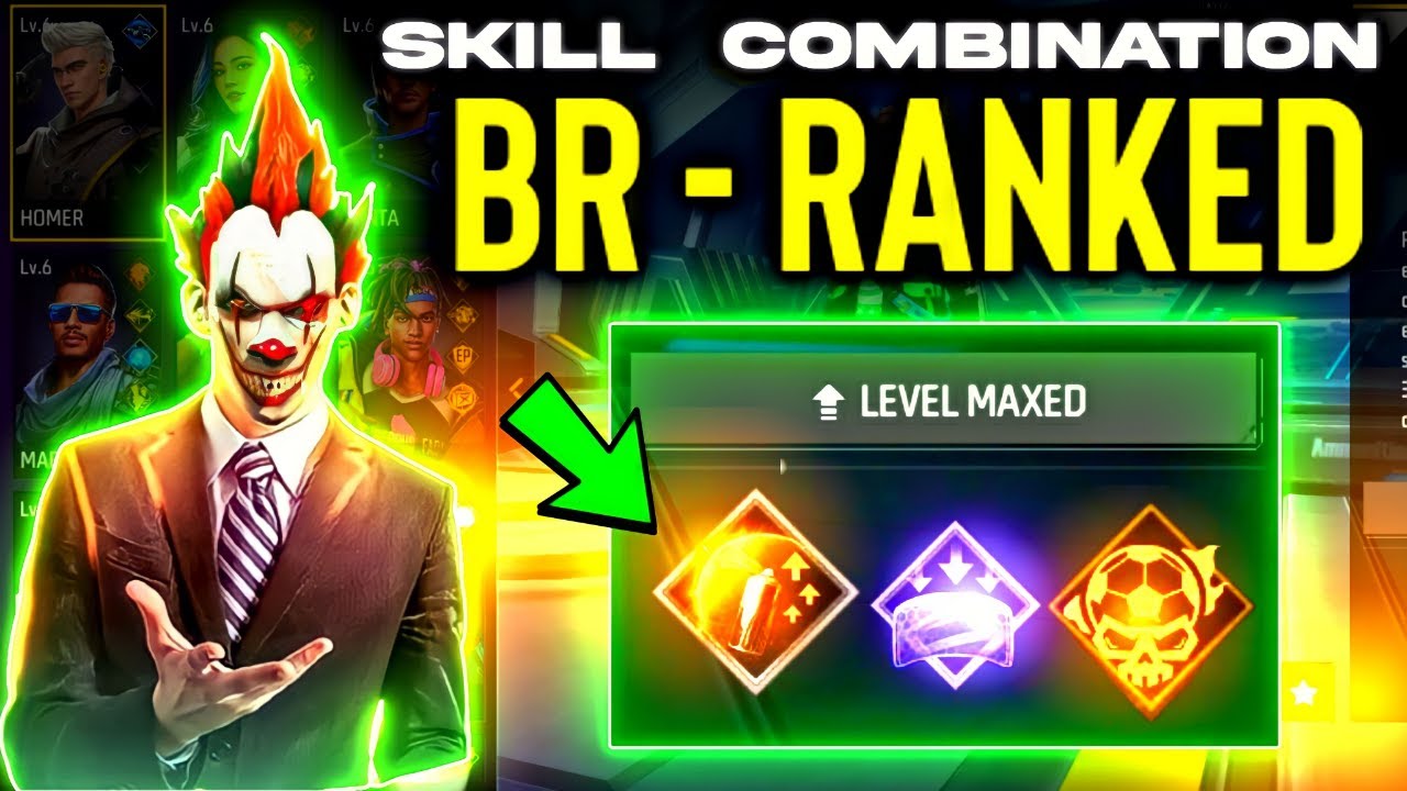 BR ranked new skill combination 2023 | Best character combination ...