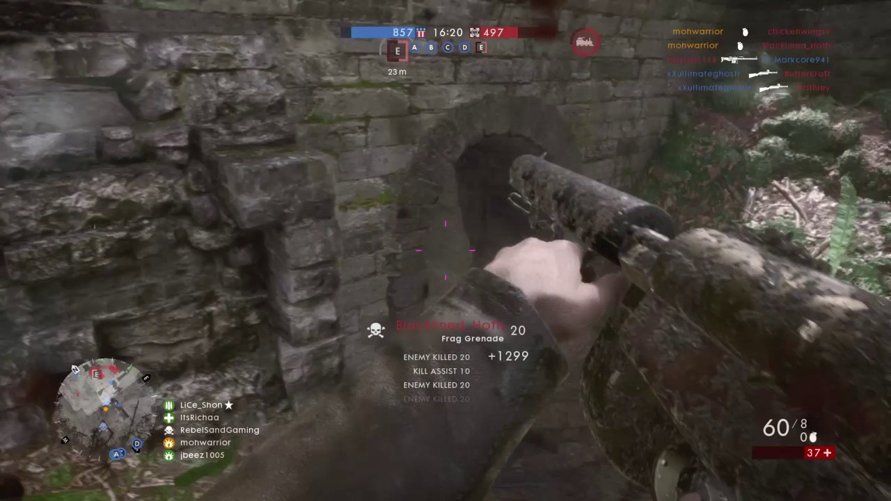 Battlefield 1 6 man kill feed