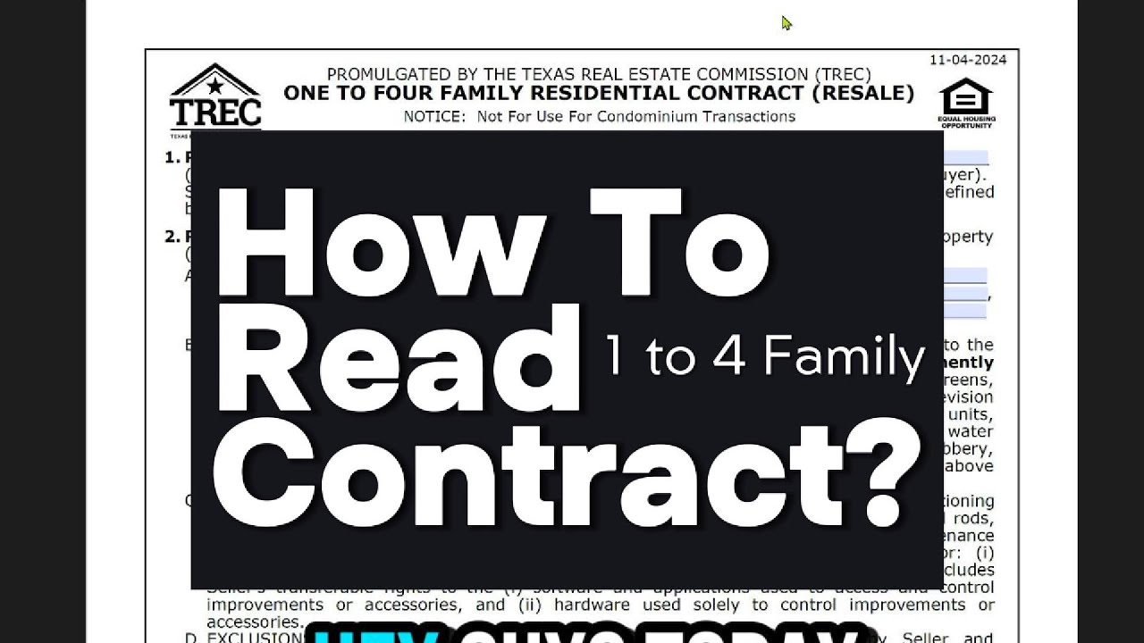 5 Essential Tips to Master Your Texas Home Contract Before Signing