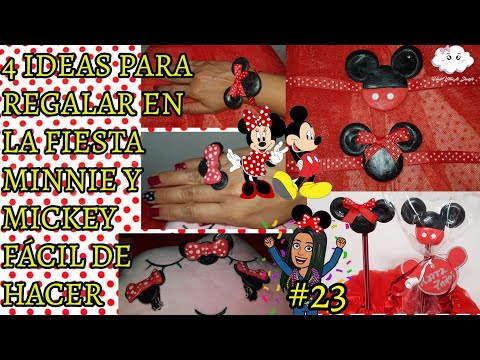 🎀Como hacer disfraz de Minnie Mouse para Cumpleaños DIY- Una Nube de  Sueños 