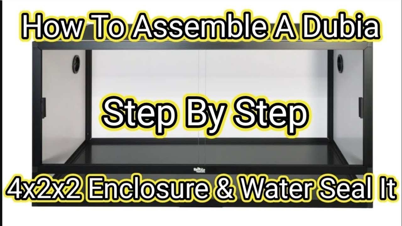 Gallery Detail: How To Assemble A Dubia Enclosure 4X2X2 V2 Water Seal