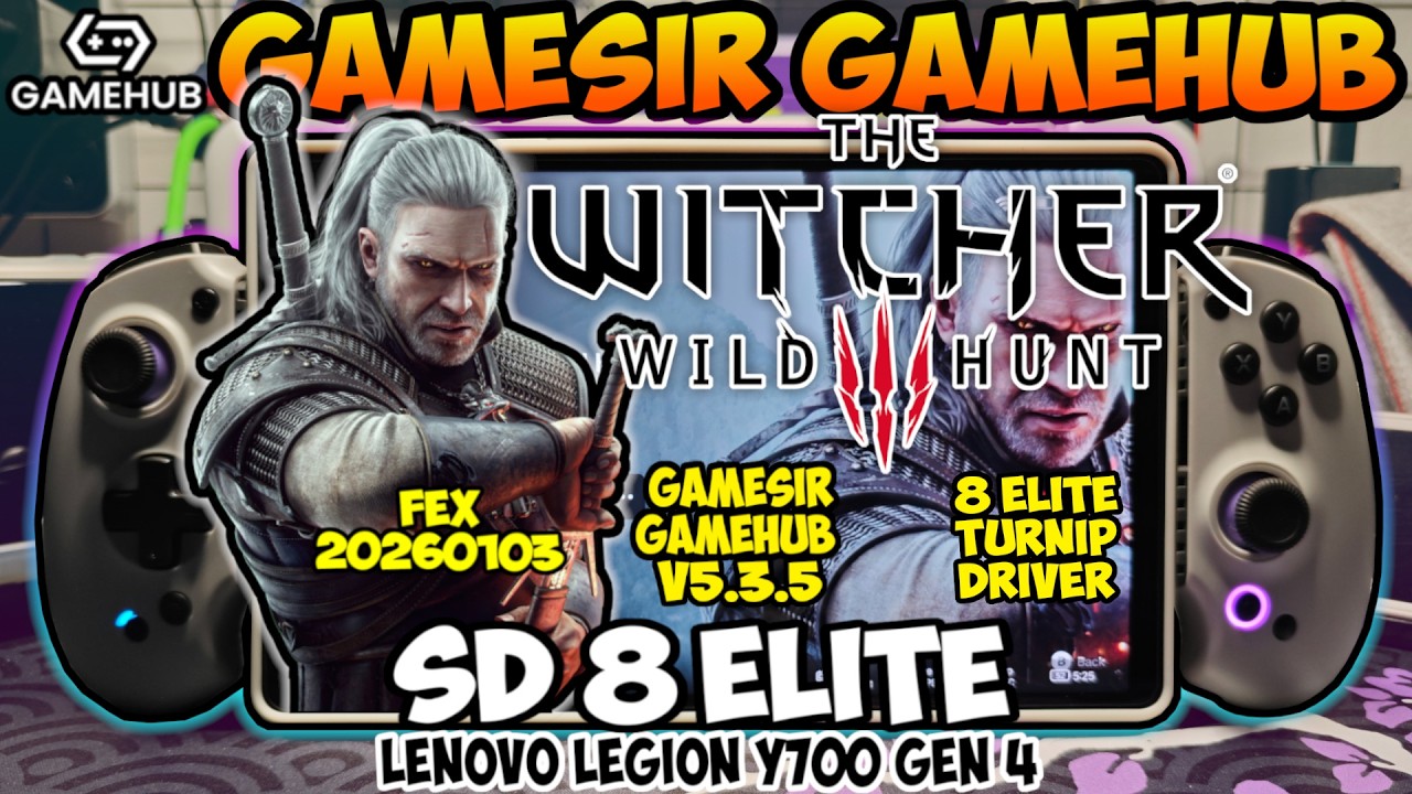 The Witcher 3 | SD 8 ELITE | Gamehub V5.3.5 | Turnip v26.1.0 B4