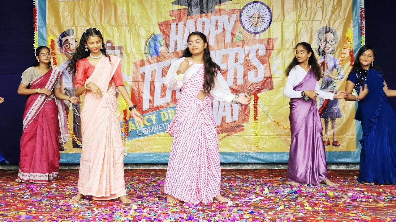 Teachers Day Special Dance by Students | SEMS Sanchore - YouTube