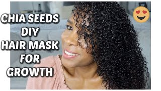 SIS! THIS CHIA SEEDS HAIR MASK IS DOING THE MOST FOR HAIR GROWTH | DIY | Mel's World