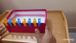 Pegging Exercise for Play Group Students