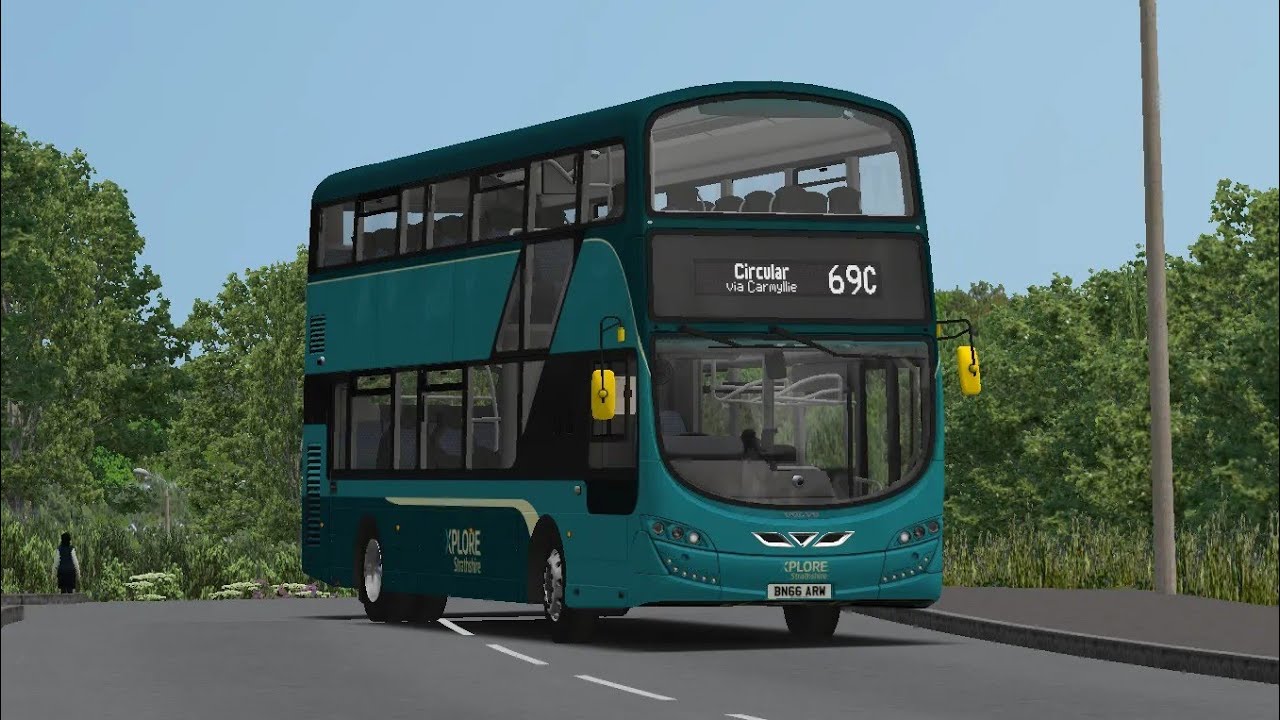 *Kickdown* | OMSI 2 | Strathshire | Masterbus Gen3 (Wright Gemini 3 Volvo B5TL) | Route 69C