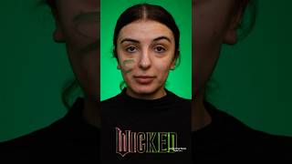 Wicked makeup transformation #elphaba #glinda #facepaint #witch #fairy