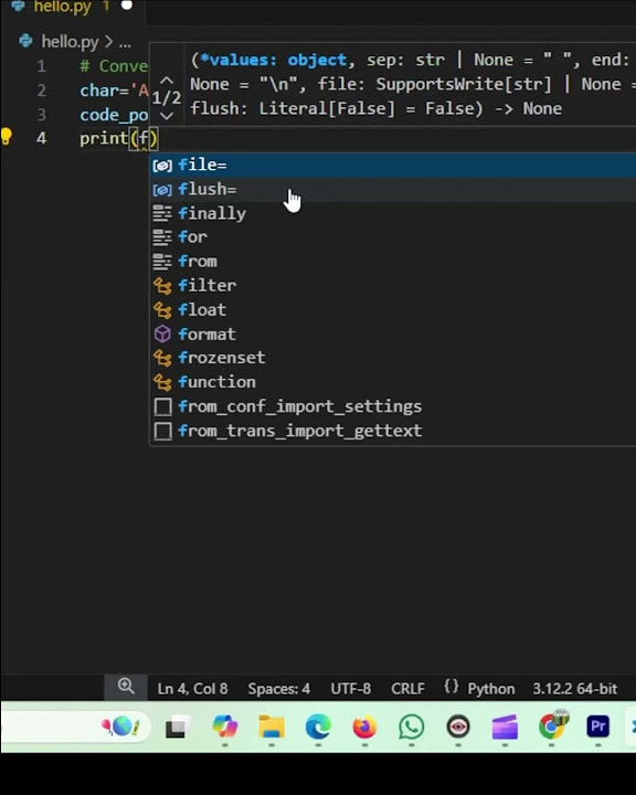 Master Python: Unicode Code Points with ord()! 🧠⏲️ | #Shorts #Trending ...