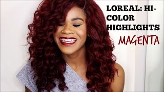 I'm back to magenta hair / How to get Magenta hair color / NO BLEACH