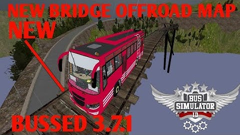 New Most Dangerous Bridge Offroad Map for bussid video|Best dangerous bridge Offroad map for video