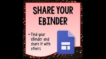 How to Share your eBinder