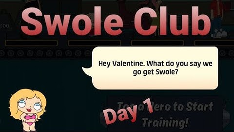Day1 Valentines Swole club in animation throwdown.