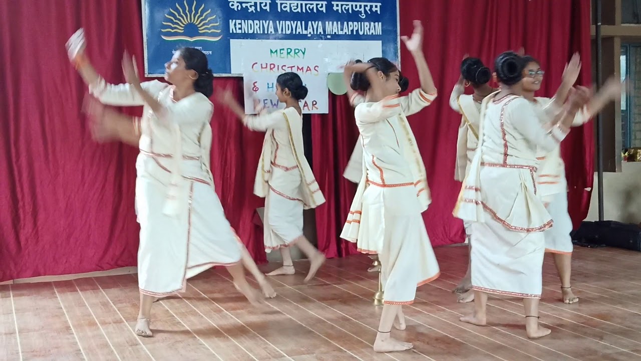 #Kerala_dance performed by the Students of Kendriya Vidyalaya ...
