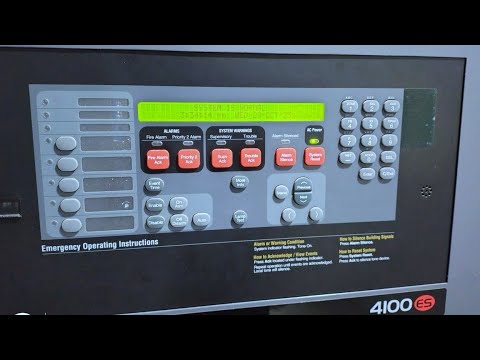 Simplex 4100ES fire alarm control panel set-up #simplex #firealarm # ...