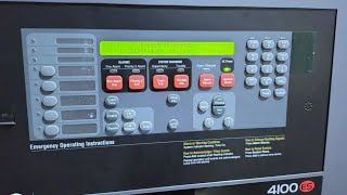 Simplex 4100ES fire alarm control panel set-up #simplex #firealarm #fire #panel