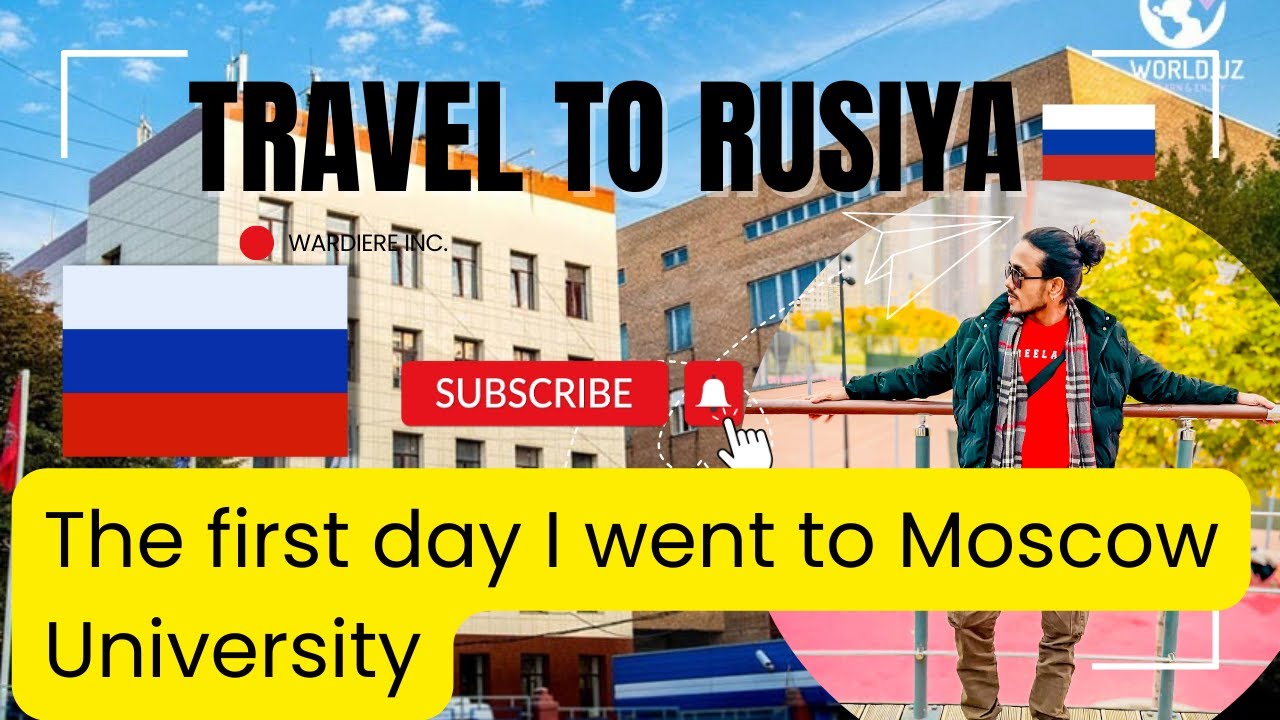 The first day I went to Moscow University 2024 |  Russia මගේ පළමු දවස රුසියාවේ ඉගෙන ගන්න ගිය.