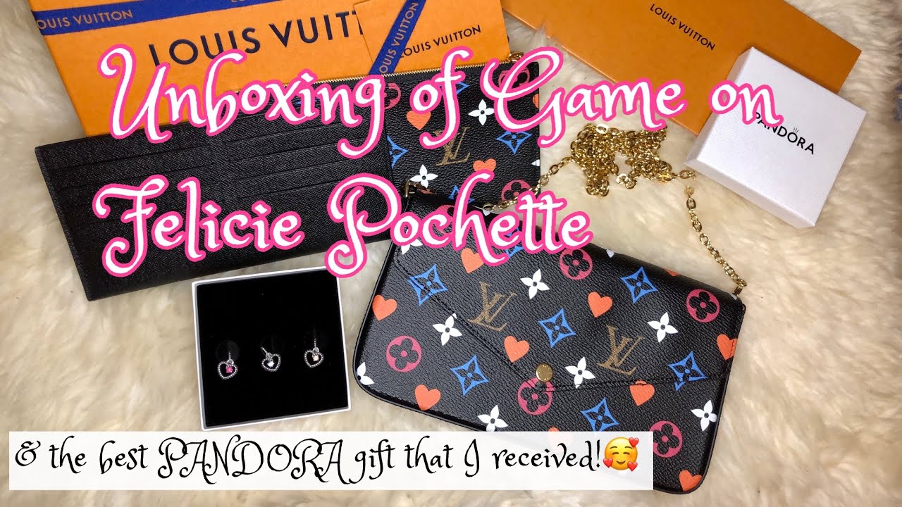 LOUIS VUITTON GAME ON FÉLICIE POCHETTE Unboxing