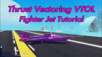 VTOL Fighter Jet Tutorial, No Gyros [Trailmakers]