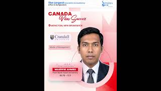 Canada Student Visa Success 2026 🇨🇦 | Crandall University | Master of Management