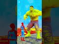 GTA V Queen Run Spider 😱 Man vs Hulk! #spiderman  #hulk