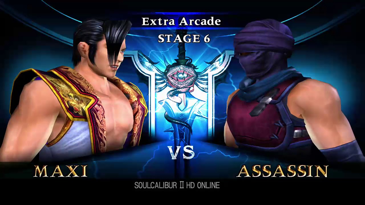 Soulcalibur 2 HD 3 Round Extra Arcade with Maxi using Vajra