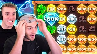 WE TRIED SPINNING INTO HUGE SLOT BONUSES! screenshot 1