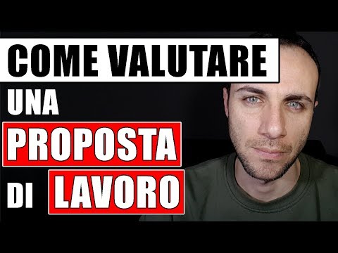 Video: Come valutate il lavoro concreto?