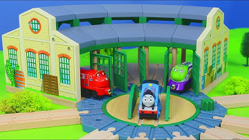 Thomas & Chuggington Zug Lokschuppen, Holz Züge & Spielzeugautos