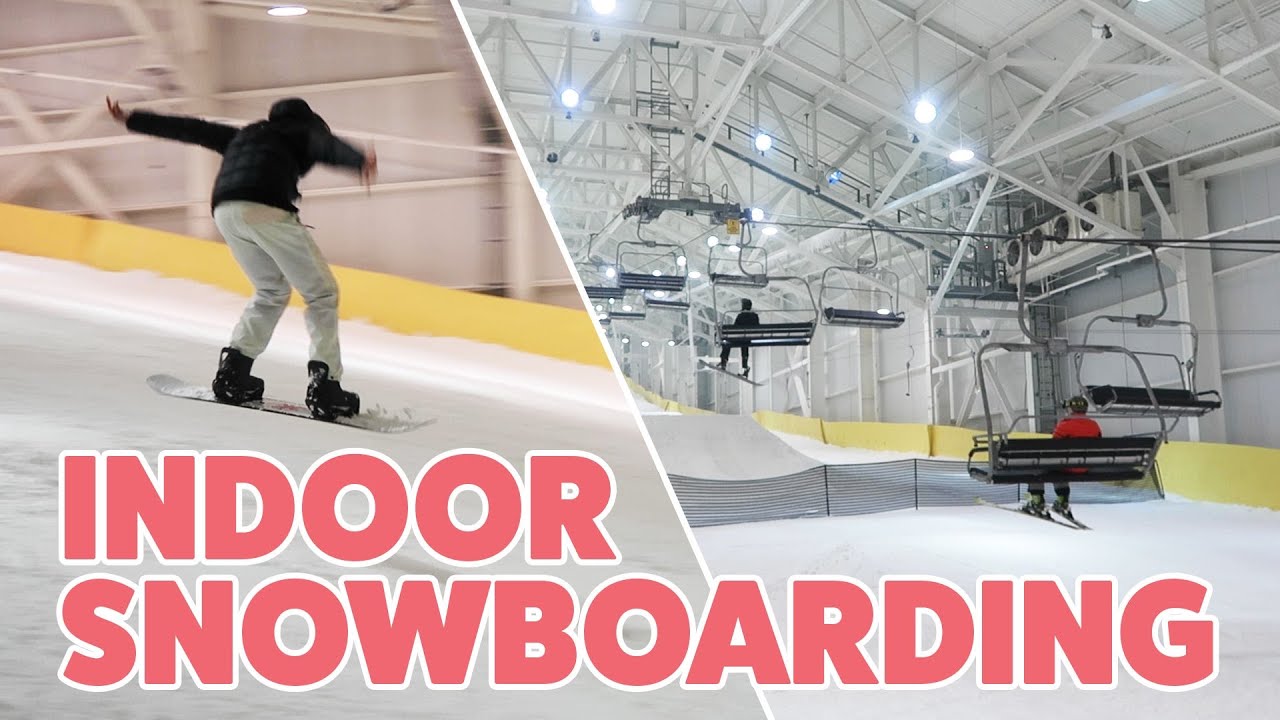 We Try Indoor Snowboarding For The First Time YouTube