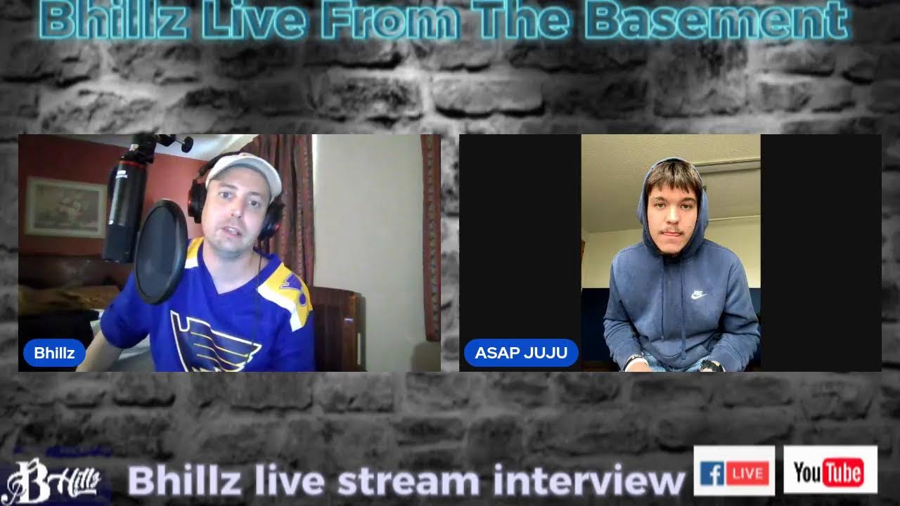 ⁣Bhillz live from the basement with special guest ASAP juju