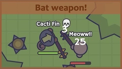 Moomoo.io - NEW BAT WEAPON UPDATE! Stone shield, power windmills + monkey tail effect!