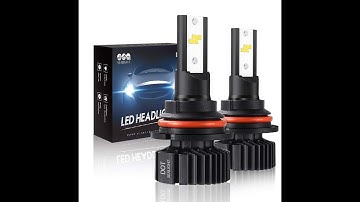 How to Install 9004 LED Headlight Bulbs - SEALIGHT S1 Series