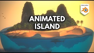 Animated Island Beach Free Download | Blender 3.4 screenshot 5