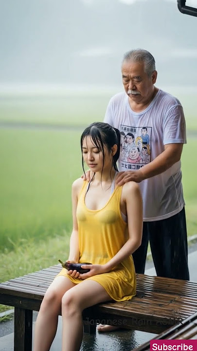 Japanese ASMR Rain Massage | No Talking, Sleep Sounds in Rainy Countryside #japanese #asmrrain