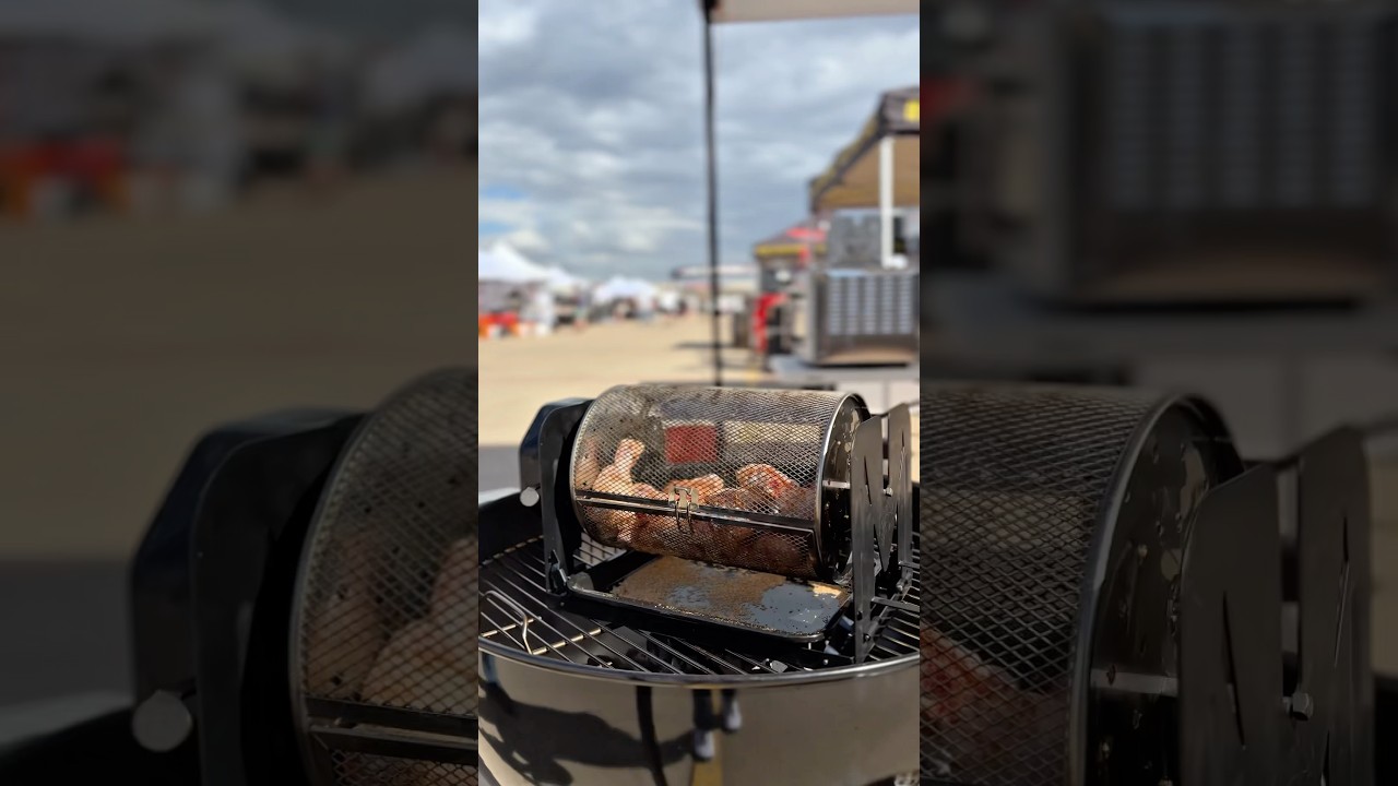 Wingin’ it at Texas Motor Speedway! 🏁🍗 