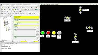 Quick_Demo: 4 Way Traffic Light PLC Omron CP1E