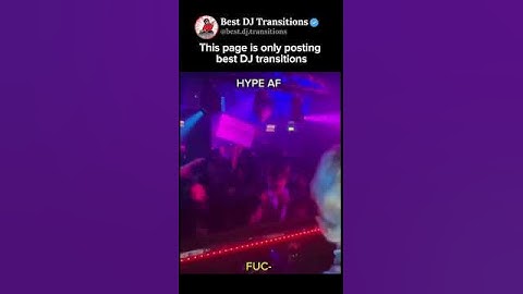🎧This page is only posting best DJ transitions ! 🎧