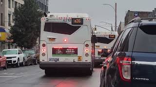 MTA NYCT #4212 on the B26 to Downtown Brooklyn signed to Ridgewood Term on Wyckoff Avenue