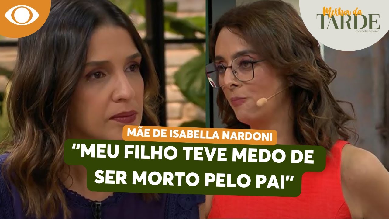 DESABAFO: "Meu filho teve medo de ser morto pelo pai", diz mãe de Isabella Nardoni | Melhor da Tarde
