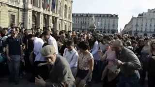 01.05.13 - Flash mob LET'S SWING @ TJF - Piazza Castello, Torino