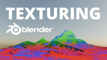 Terrain Texturing inside Blender 3D with Terrain Mixer (free add-on)