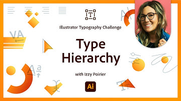 Type Hierarchy: Poster Design  | Illustrator Typography Challenge