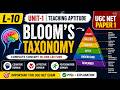 L-10 Bloom’s Taxonomy | Unit-1 Teaching Aptitude | UGC NET Paper 1 📚🧠