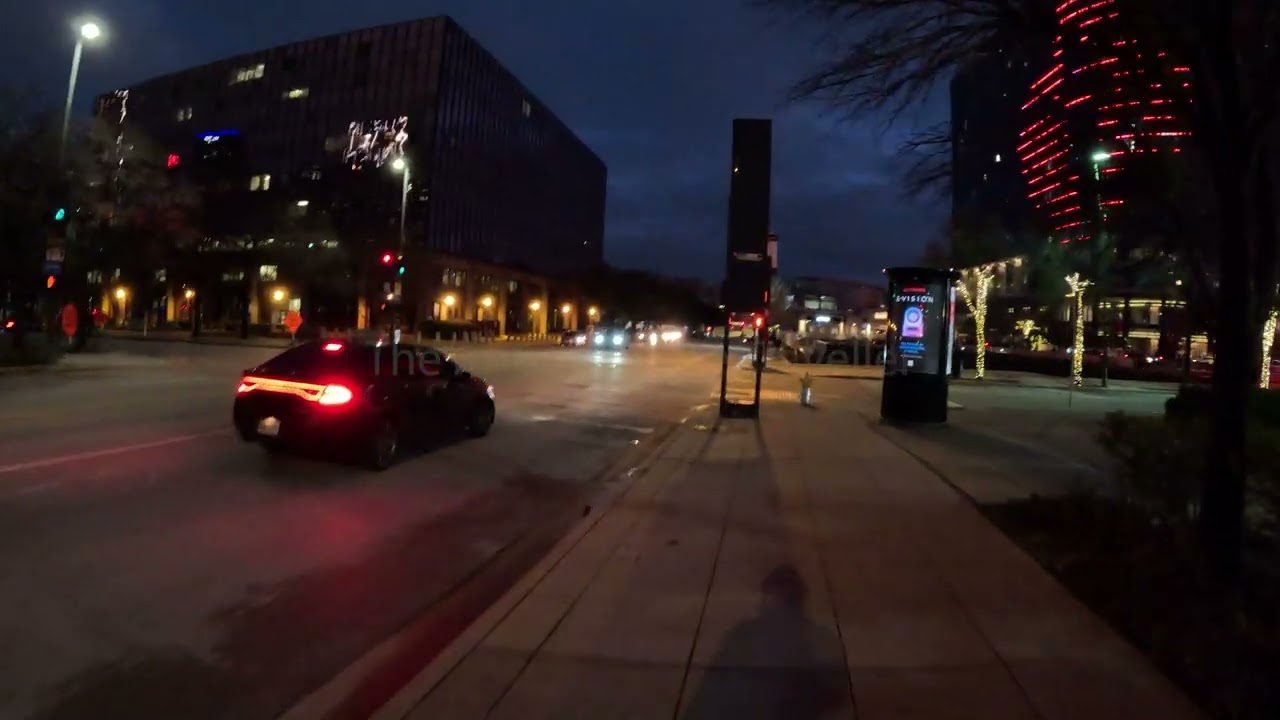 [4K]DALLAS DOWNTOWN NIGHT WALKING🇺🇸TEXAS USA