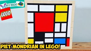 LEGO Art MOC - Piet Mondrian