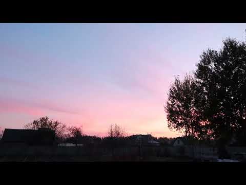 Розовый закат. Волшебство