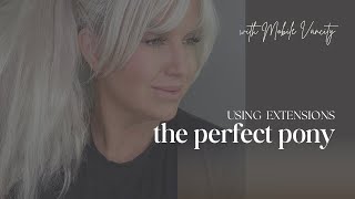 How to do the PERFECT pony using clip in extensions