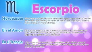 Horóscopo del día - Escorpio - 02/05/2015
